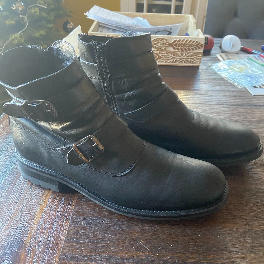 FRYE Double Buckle zip mid boots - Men's 11D - 6" shaft